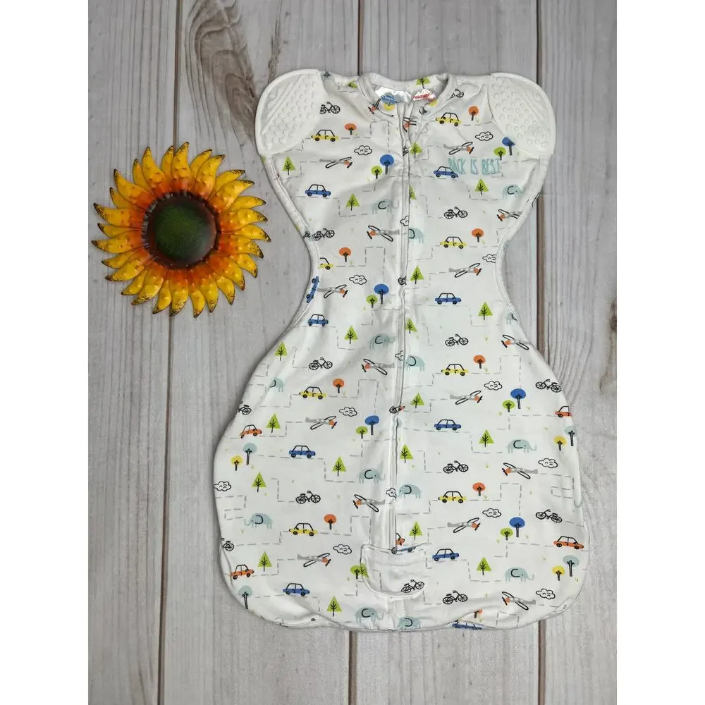 HALO SleepSack Self-Soothing Swaddle Newborn‎ NB White